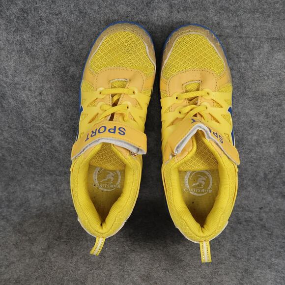 Casual Shoes Mens 8.5 Wheeled Sneakers Yellow Blue Sport Active Skate Roll - Picture 6 of 11